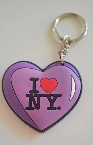 Portachiavi a cuore I Love NY