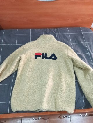 Chaqueta Fila Beige Borreguito