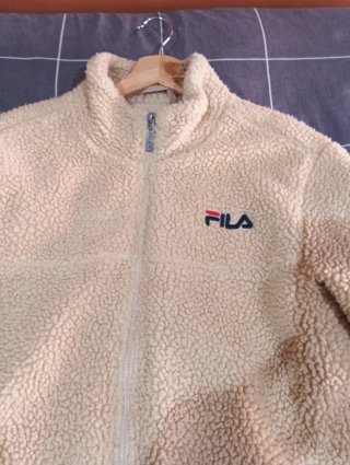 Chaqueta Fila Beige Borreguito