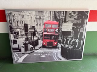 Cuadro Decorativo Londres Bus Rojo