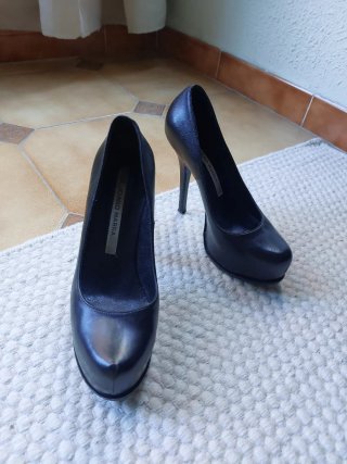 Zapatos de tacón Luciano Marra Piel Negra