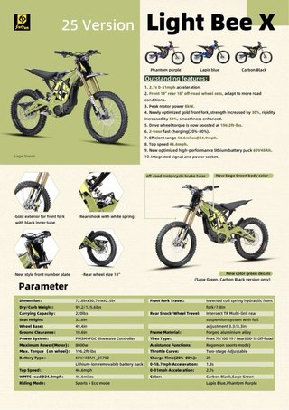 Surron Light Bee 2025 Eléctrica Black