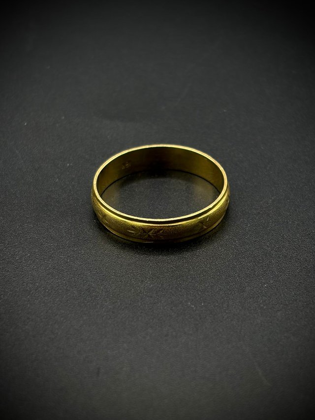 ANILLO TIPO ALIANZA DE ORO 18K 3,66GR T24