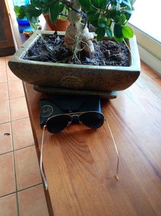 Gafas de Sol Ray-Ban Aviator Doradas