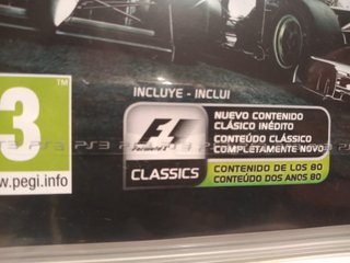 F1 2013 PS3 Classics - Precintado