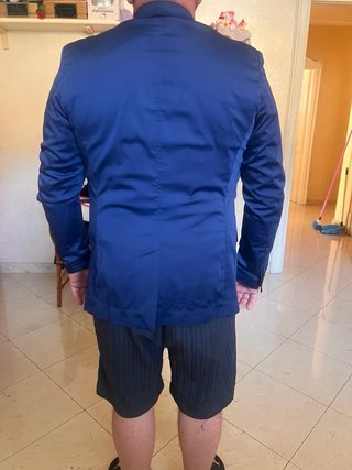 Giacca uomo blu
