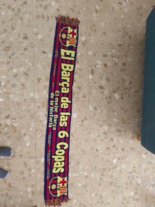 Bufanda FC Barcelona 6 Copas