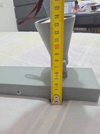 Lámpara de techo gris 2 focos