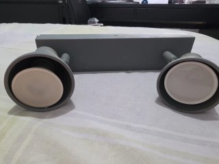 Lámpara de techo gris 2 focos