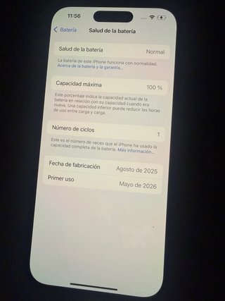 iPhone 15 128GB Batería 100%
