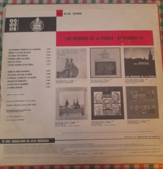 Vinilo Los Choqueros Sevillanas Rumbas Fandangos