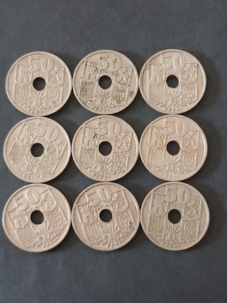Lote 12 monedas españolas antiguas