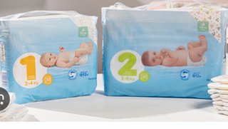 Pañales Talla 1 y 2 (2-4 Kg y 3-6 Kg)