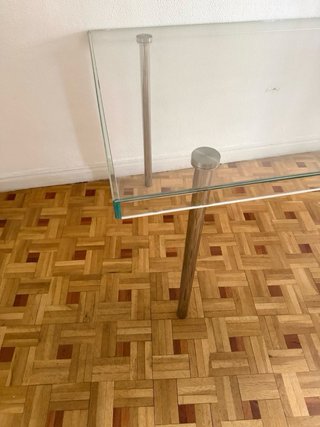 Espectacular Mesa de cristal grande 210x95