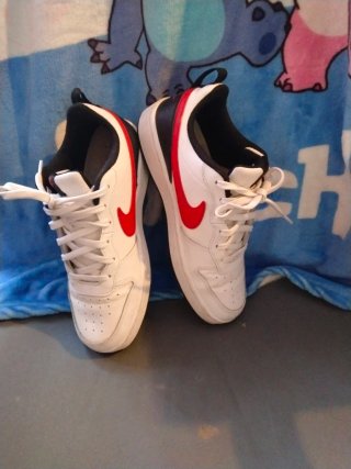 Zapatillas Nike Media Bota Blancas y Rojas