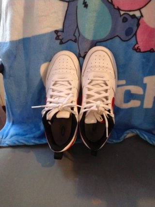 Zapatillas Nike Media Bota Blancas y Rojas