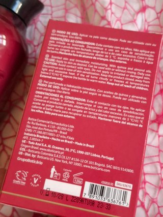 Kit Nativa SPA Ameixa Boticário Óleo e Loção