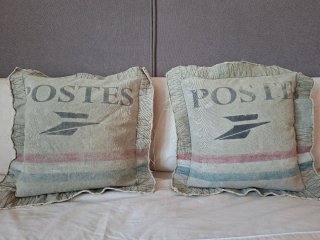 Pareja Cojines Relleno Postes