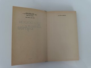Libro "La tua Africa"Luca Goldoni Prima Edizione