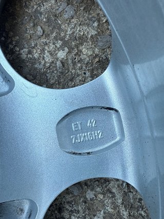 LLANTAS AUDI ORIGINALES 16” ET42 7JX16H2