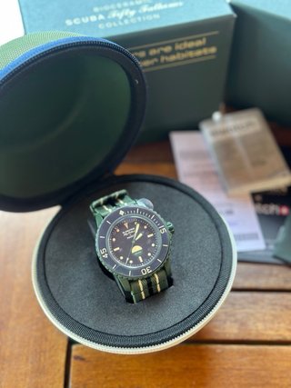 Nuovo - Swatch X Blancpain Bioceramic Green Abyss