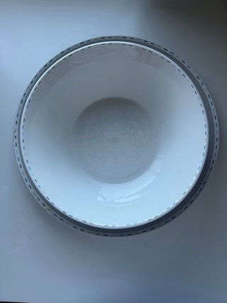 Vajilla Porcelana Roberto Torretta Azul/Blanco