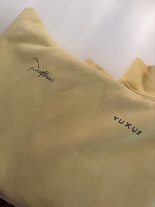 Sudadera YUXUS amarilla talla M