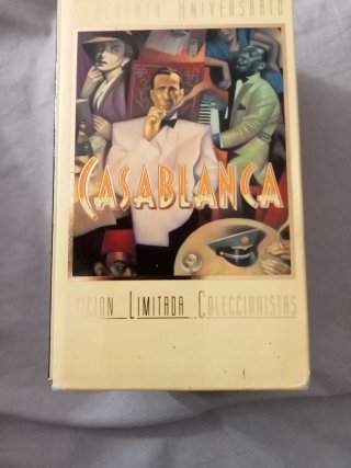 Pack 3 VHS Casablanca Edición Coleccionista