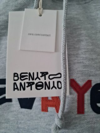 Sudadera Zara Bad Bunny Benito Antonio