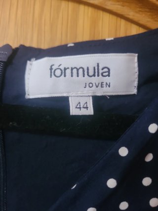Mono largo lunares azul talla M
