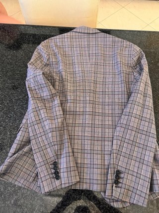 Giacca uomo a quadri grigio