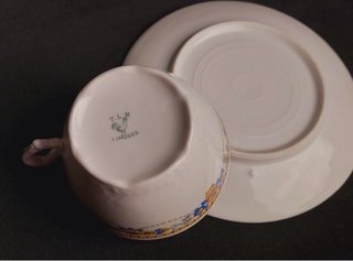 Juego de té de porcelana de Limoges