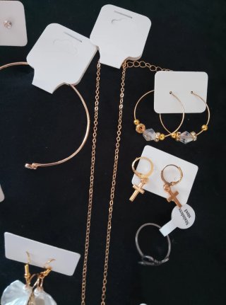 Set gioielli Cuore Nero e Oro