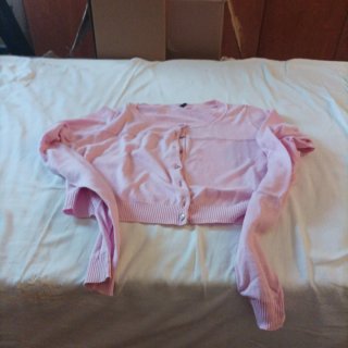 Cardigan donna corto manica lunga