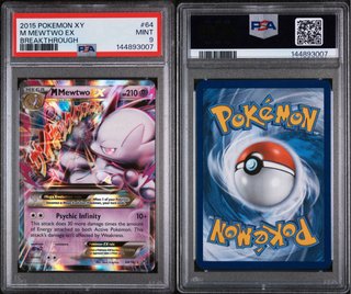 M Mewtwo EX 64 PSA 9