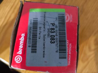Pastillas Freno Brembo P 83 083 Toyota