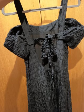 Vestido Seda Rejina Pyo & Other Stories Negro