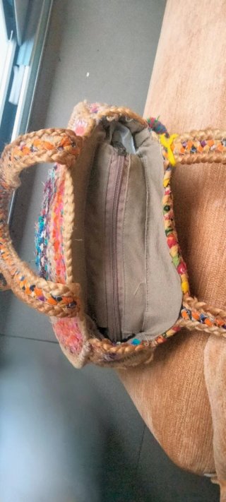 Bolso rafia natural