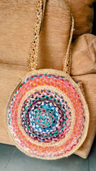Bolso rafia natural