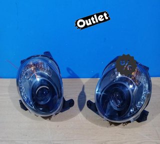 BY FAROS FIAT 500 07-15 LUZ DIURNA TFL FONDO NEGRO R148125C2
