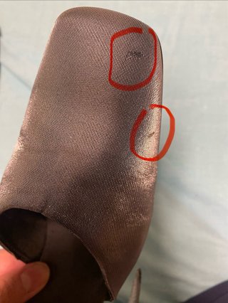 Zapatos de fiesta grises metalizados