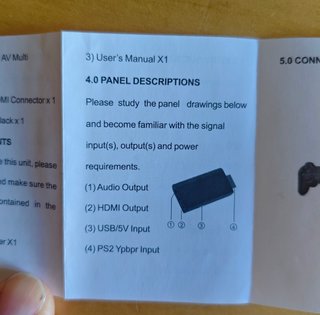Convertitore HDMI per PS2 - Nuovo