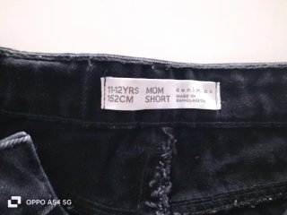Pantalón corto vaquero T. 11-12s regalo camisetas