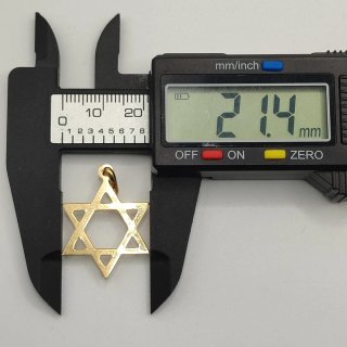 00626 Colgante Estrella de David 18k.