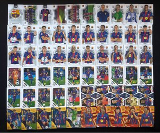 Colección cromos Panini club FC Barcelona Completa