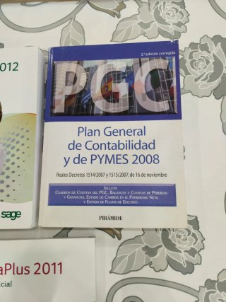 Conjunto de libros de contabilidad