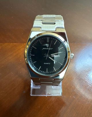 Reloj POEDAGAR Caballero Negro/Plata