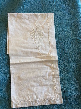 Lenzuola matrimoniali vintage ricamate