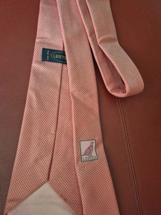 Corbata LESTER Seda Rosa Made in Italy