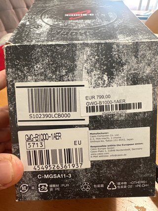 Casio G-Shock Mudmaster GWG-B1000-AER